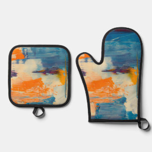 Set De Manoplas Mejor protección contra el calor de color sólido p
