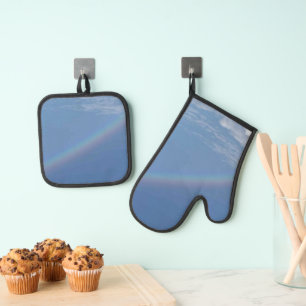 Set De Manoplas Mejor protección contra el calor de color sólido p