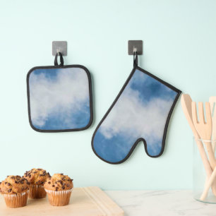 Set De Manoplas Mejor protección contra el calor de color sólido p