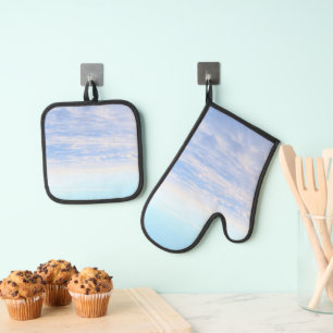 Set De Manoplas Mejor protección contra el calor de color sólido p