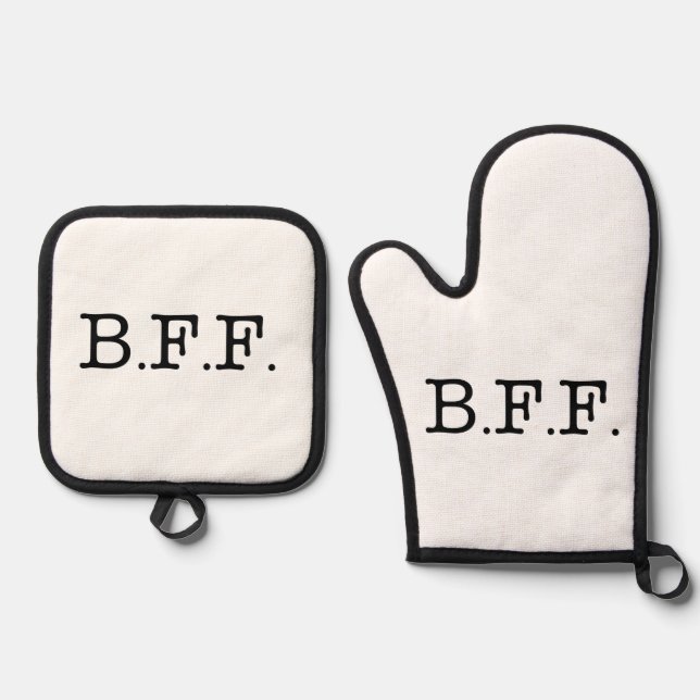 Set De Manoplas Mejores Amigos Para Siempre (Anverso)
