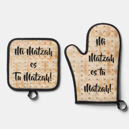 Set De Manoplas Mi Matzah es tu Matzah