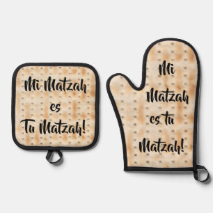 Set De Manoplas Mi Matzah es tu Matzah