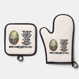 Set De Manoplas Michel de Montaigne no tiene dos opiniones al resp