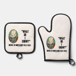 Set De Manoplas Michel de Montaigne ¿Qué sé? Cita