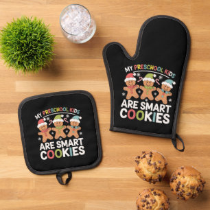 Set De Manoplas Mis niños de preescolar son profesores de cookies 