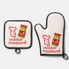 SET DE MANOPLAS MISTER MUSTARD