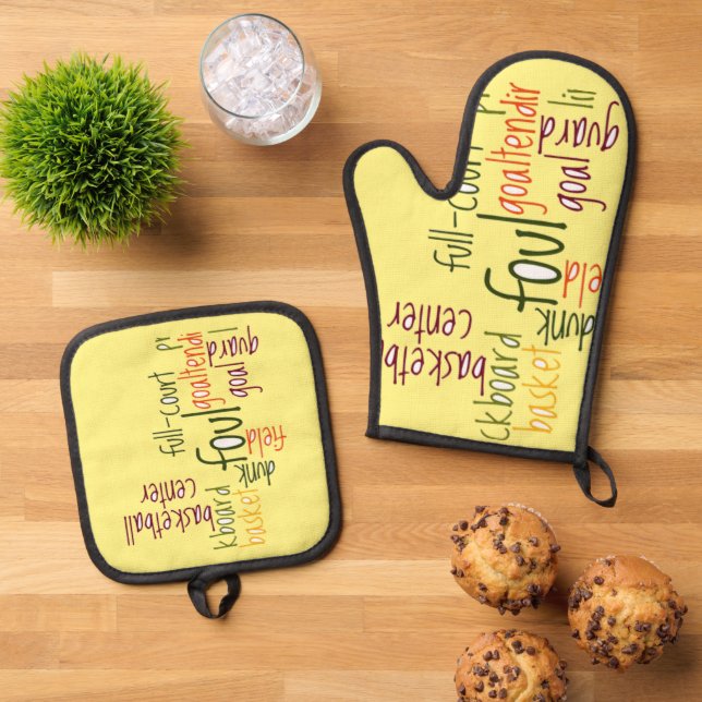 Set De Manoplas Moda Courtside Dribble, Dish, Dazzle: Baloncesto (De arriba hacia abajo)