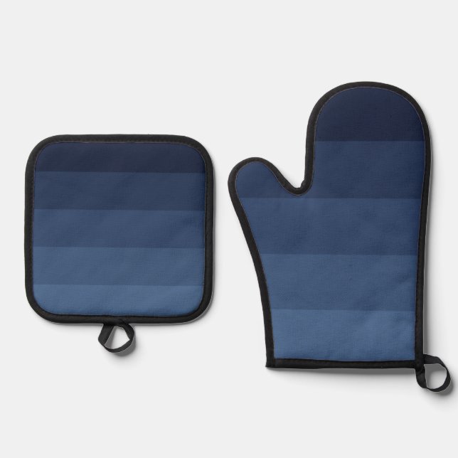 Set De Manoplas Monocromático azul (Anverso)