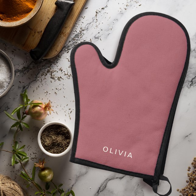 Set De Manoplas Monograma de oro Rosa personalizado (Subido por el creador)