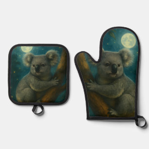 Set De Manoplas Moonlit Koala Perch