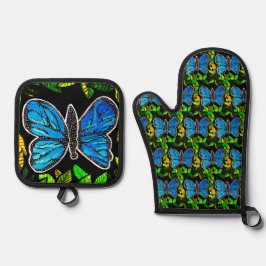 Set De Manoplas Morpho Butterfly