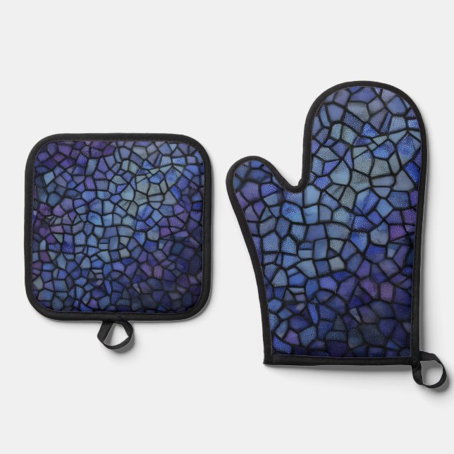 Set De Manoplas MosaicoDeVidrioManchado (Anverso)