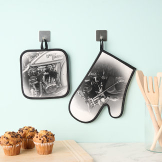 Set De Manoplas Motorcycle Oven Cloth