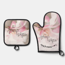 Set De Manoplas Mujer de Valor Apron