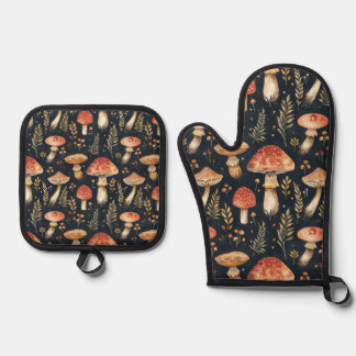 Set De Manoplas Mushroom mágico del bosque