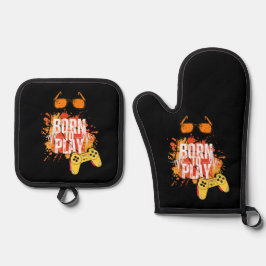 Set De Manoplas nacido para jugar juegos