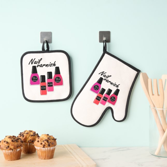 Set De Manoplas Nail Polaco (Insitu (colgante))