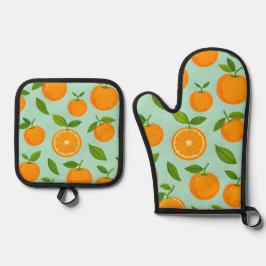 Set De Manoplas Naranjas