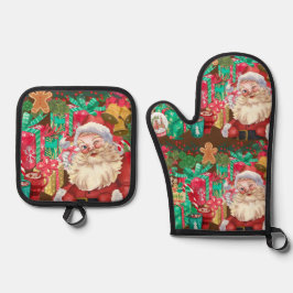 Set De Manoplas navidad