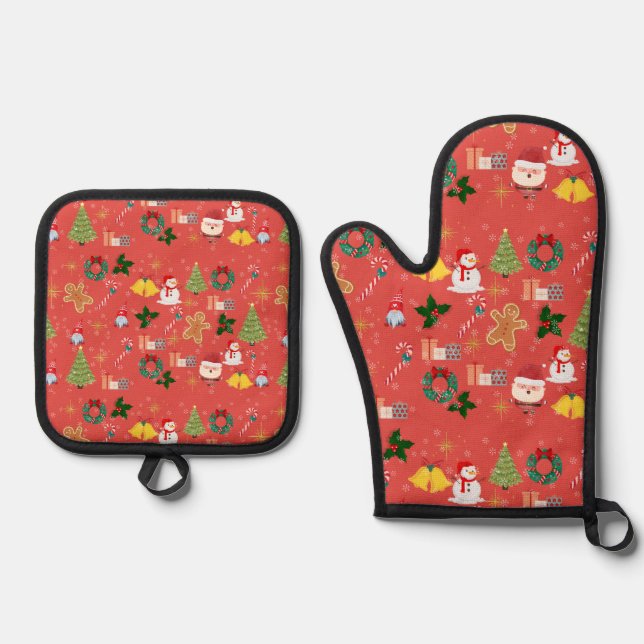 Set De Manoplas navidad (Anverso)