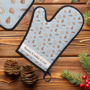 Set De Manoplas Navidades azules Cookie Exchange