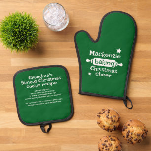 Set De Manoplas Navidades de Baking Alegran la receta