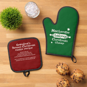 Set De Manoplas Navidades de Baking Alegran la receta