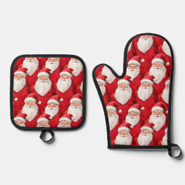 Set De Manoplas Navidades de Santa Claus