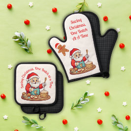 Set De Manoplas Navidades de Santa Saving |
