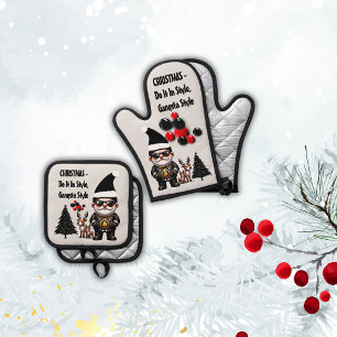 Set De Manoplas Navidades - Hazlo con estilo, estilo gangsta