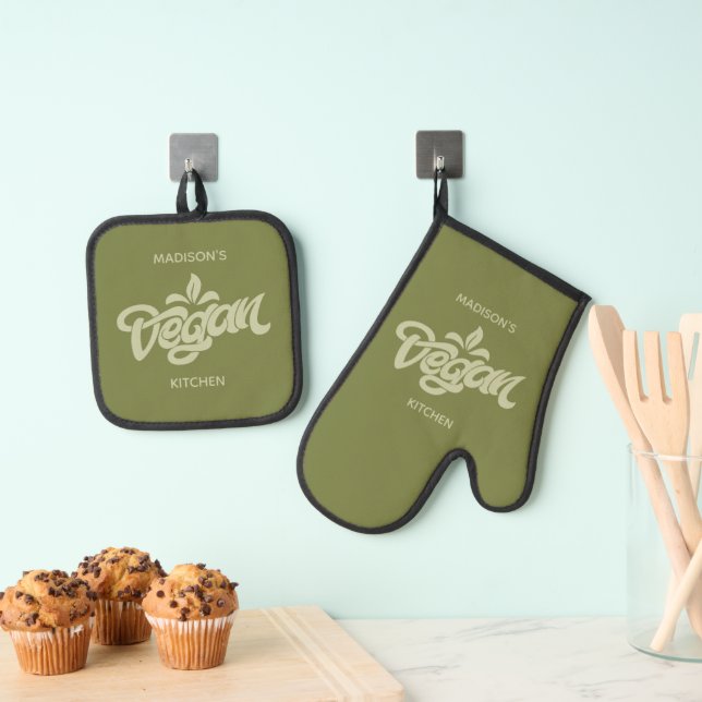 Set De Manoplas Nombre personalizado Vegan (Insitu (colgante))