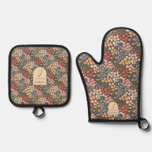 Nombre personalizado y floral con inicial