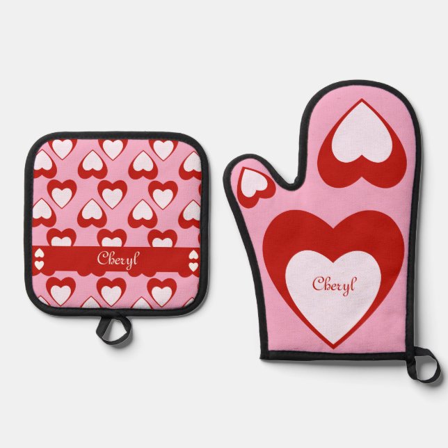 Set De Manoplas Nombres de Personalizable de San Valentín u otro t (Anverso)