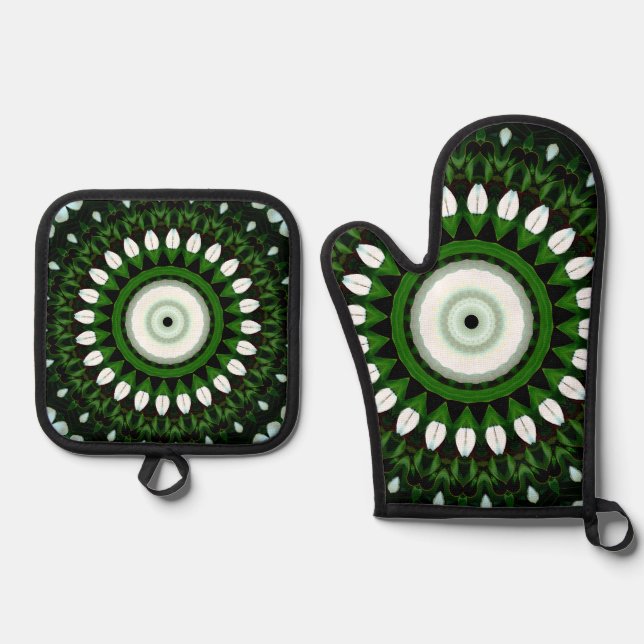 Set De Manoplas Ojo de la Magnolia Blanca (Anverso)