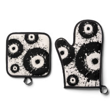 Ojo malvado negro y blanco