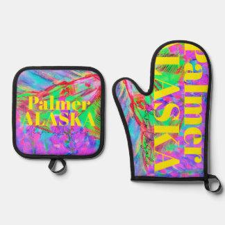 Set De Manoplas Oven Mitt and Pot Holder