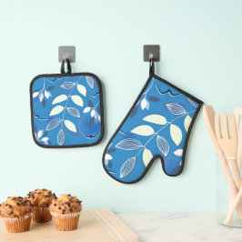 Set De Manoplas Oven Mitt and Pot Holder