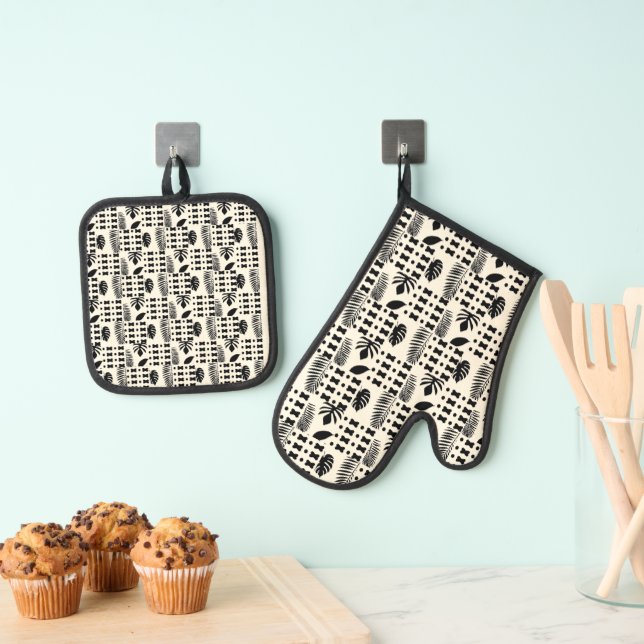 Set De Manoplas Oven Mitt and Pot Holders (Insitu (colgante))