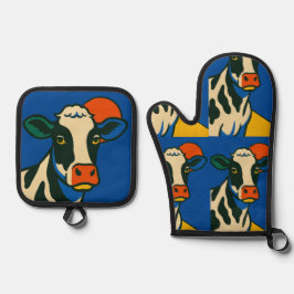 Set De Manoplas Oven Mitt and Pot Holders