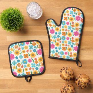 Set De Manoplas Oven Mitt and Pot Holders