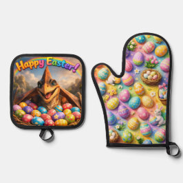 Set De Manoplas Oven Mitt and Pot Holders