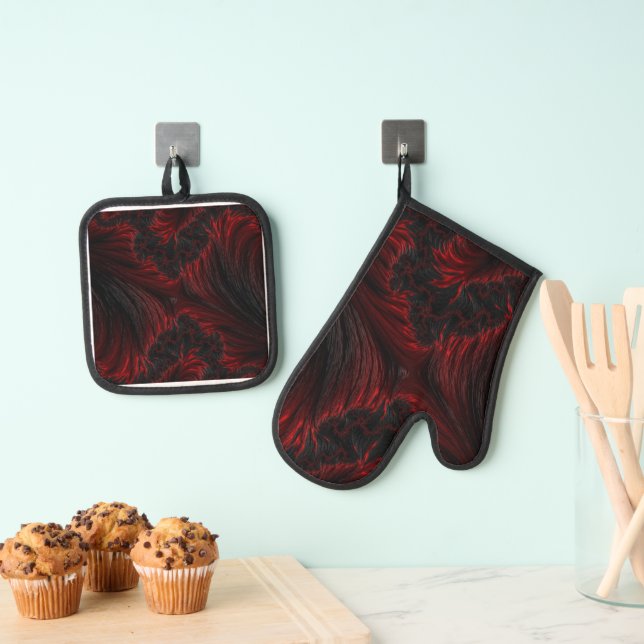 Set De Manoplas Oven Mitt and Pot Holders (Insitu (colgante))