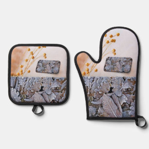 Set De Manoplas Oven Mitt & Pot Holders