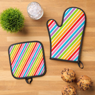 Set De Manoplas Oven Mitt y Pot Holder S