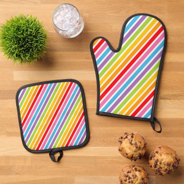 Set De Manoplas Oven Mitt y Pot Holder S (De arriba hacia abajo)
