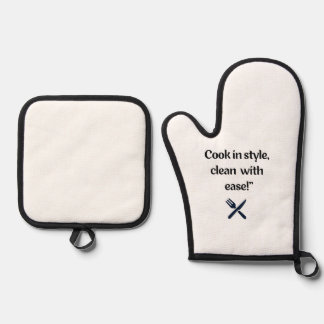 Set De Manoplas Oven Mitt y Pot Holders