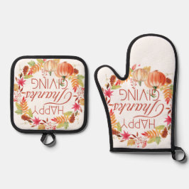 Set De Manoplas Oven Mitt y Pot Holders