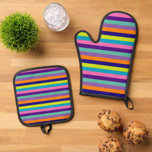 Set De Manoplas Oven Mitt y Pot Holders