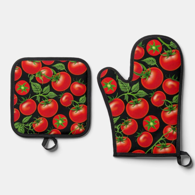 Set De Manoplas Oven Mitt y Pot Holders (Anverso)